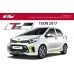 TUON REAR SPOILER SET FOR KIA PICANTO 2017-18